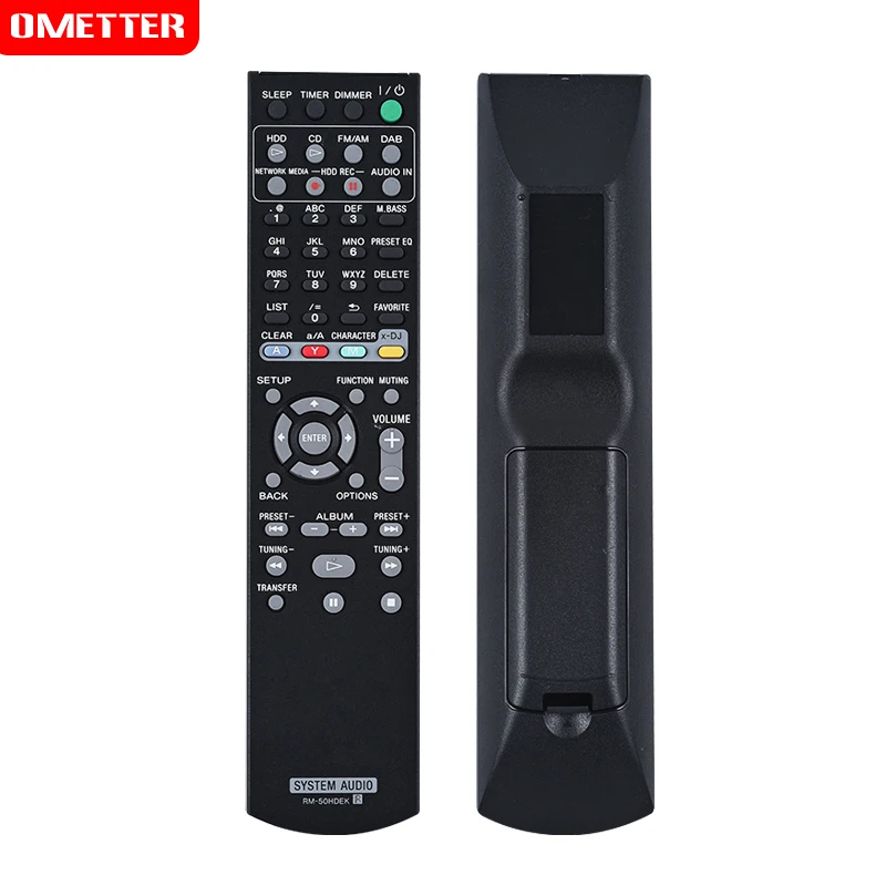 

New remote control use for SNOY system audio RM-50HDEX
