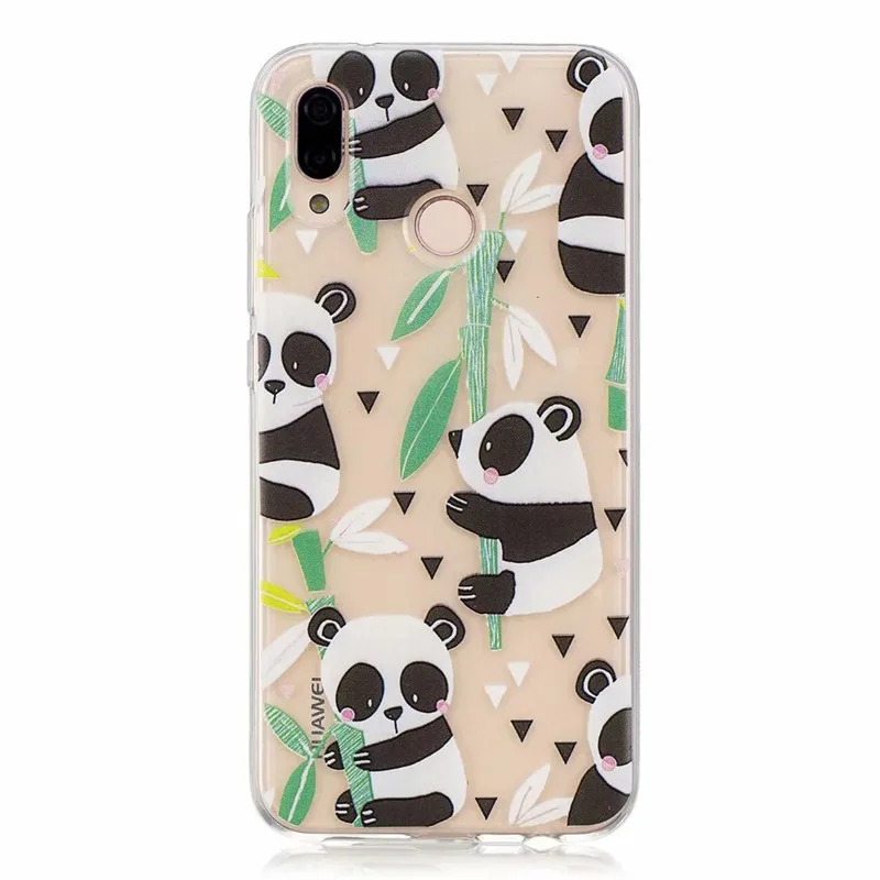 Чехол P20Lite для huawei P20 Lite, чехол s с милым мультяшным принтом, Прозрачный Мягкий ТПУ силиконовый чехол для huawei P 20 lite, Fundas - Цвет: 30