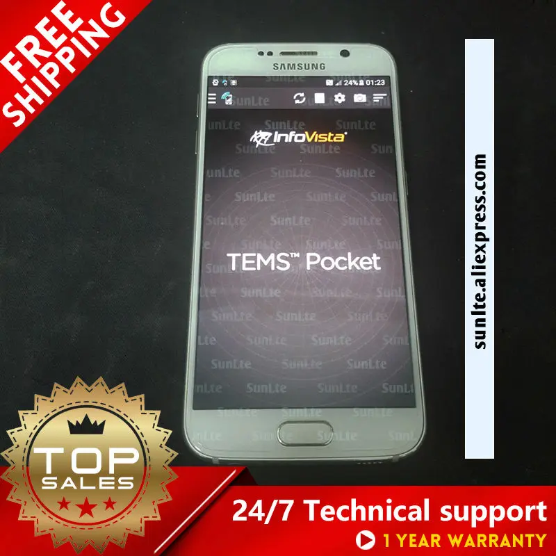 

S6 Tems Pocket DT телефон поддержка TEMS Volte TDD LTE FDD 2CA MOS POLQA тест B38 B39 B40 B41