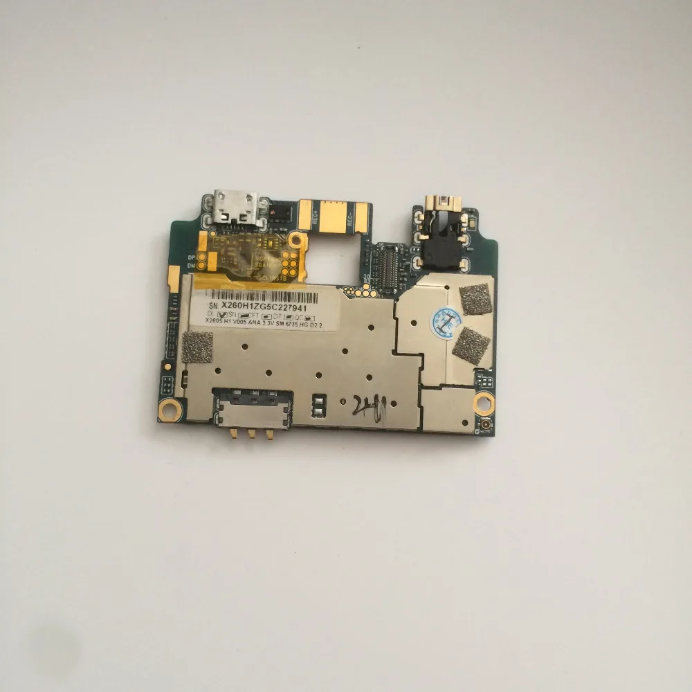 Б/у оригинальная материнская плата 1 ГБ ОЗУ + 8 Гб ПЗУ для Blackview BV2000 MTK6735