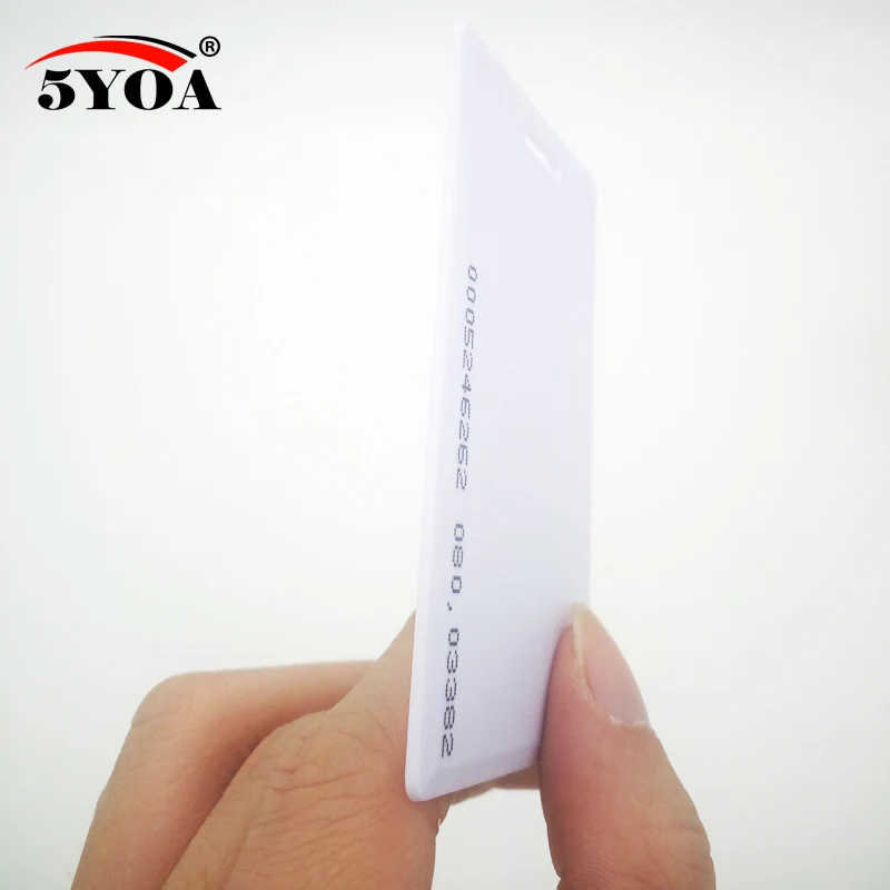 50 шт. 5YOA 125 кГц RFID толстая карта EM ID EM4100 EM4102 TK4100 подходит для контроля доступа