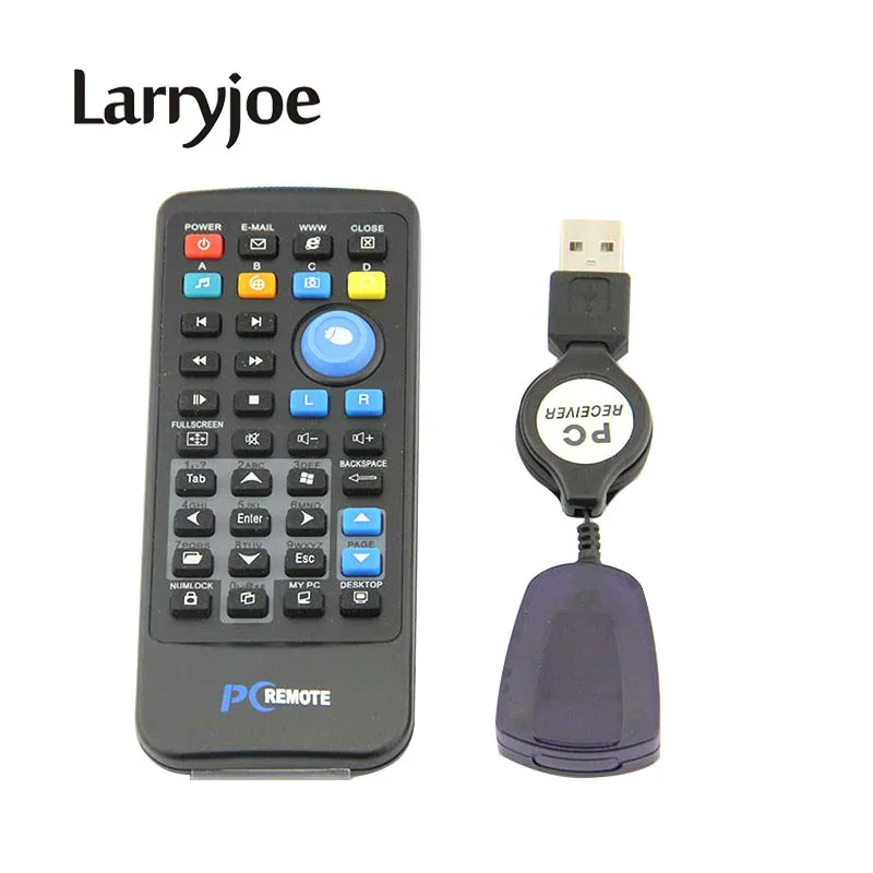 Larryjoe универсальная USB Медиа ИК Беспроводная мышь Пульт дистанционного