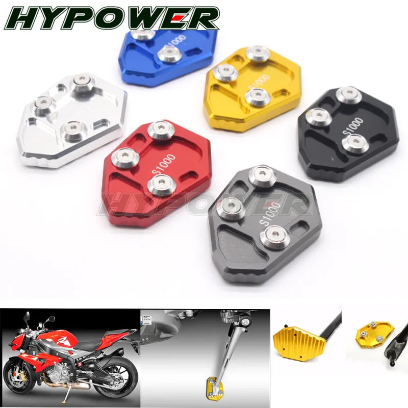 

Motorcycle Kickstand Foot Side Stand Extension Pad Support Plate for BMW S1000RR S1000 RR HP4 2009 2010 2011 2012 2013 2014