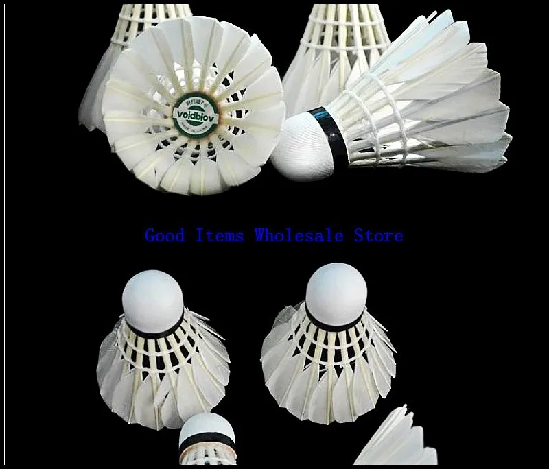 Free Shipping Durable Economic Voidbiov NO.7 Class B Goose Feather Badminton Shuttlecock 1lot/48pcs | Спорт и развлечения