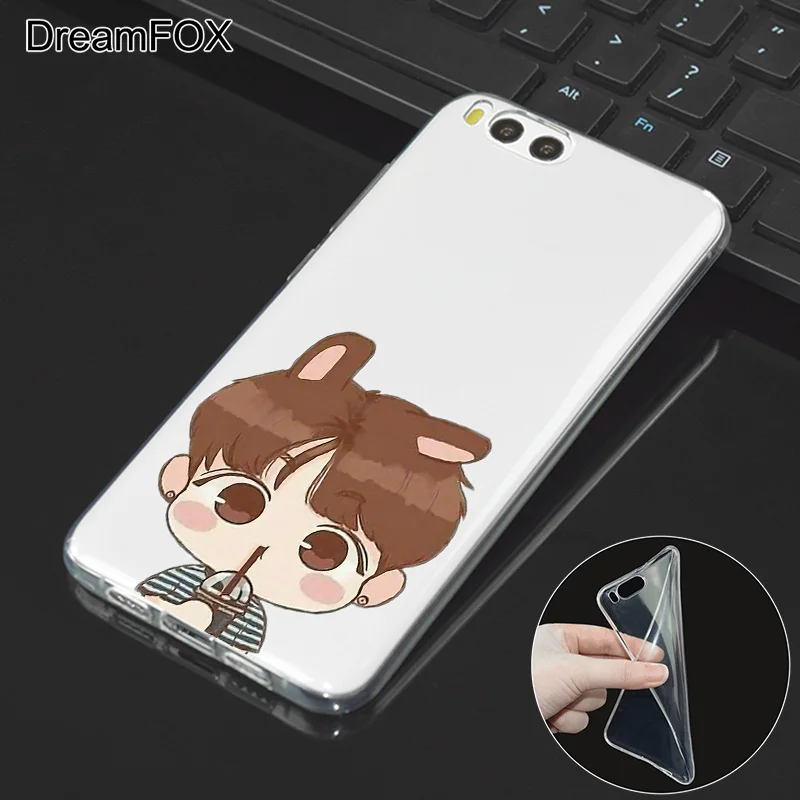 DREAMFOX M149 Tbs с маленькими рисунками Мягкий ТПУ силиконовый чехол для Xiaomi Mi Note 2 3 4 5 6 8