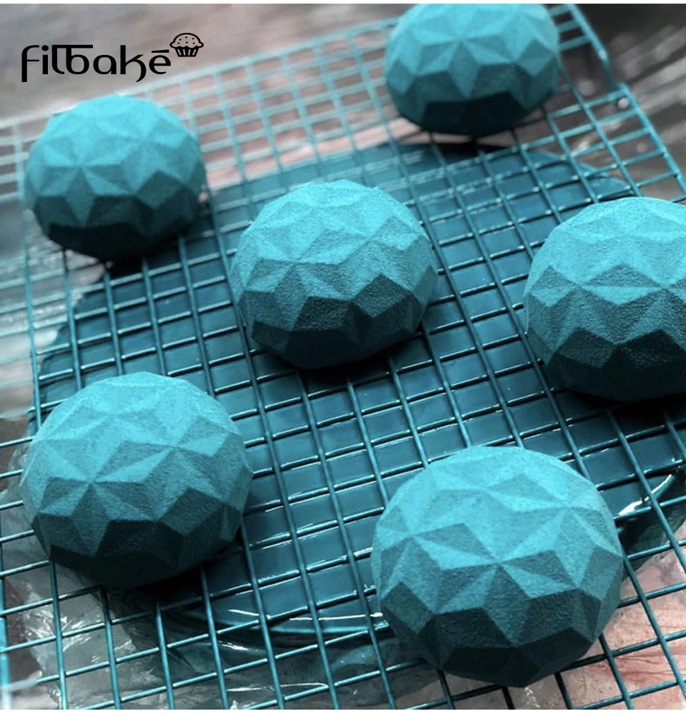 FILBAKE Одна деталь алмаз Форма силиконовая форма для десерта украшения DIY