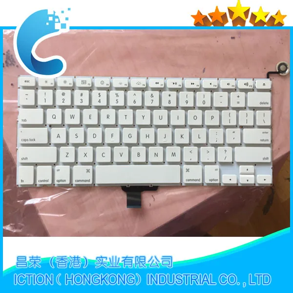 5 шт./лот новая клавиатура A1342 US для ноутбука MacBook белая 13 3 &quotклавиатура 2009 2010 года