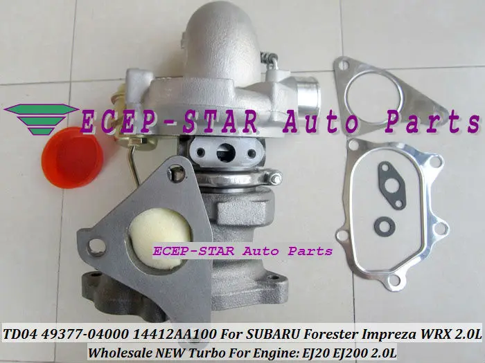 Бесплатная доставка турбо для SUBARU Forester Impreza WRX EJ200 EJ20 2.0L TD04L 49377-04000 49377 04000 14412-AA100