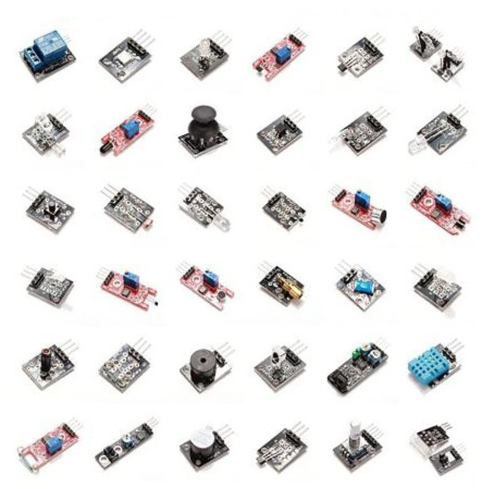 37 Сенсор s Ассортимент Комплект в 1 модуль Starter Kit MCU Educ inclue 2 цвет светодиодный