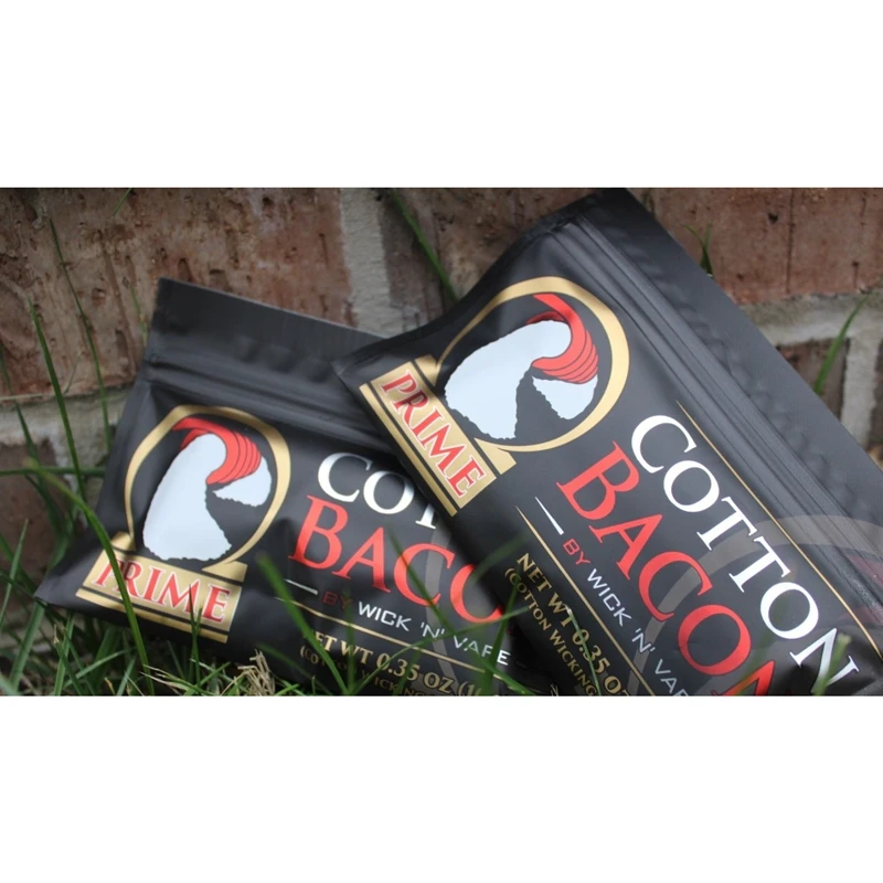 Новый фитиль 'N' Vape1 хлопок бекон Прайм для RDA RBA органический впитывающий