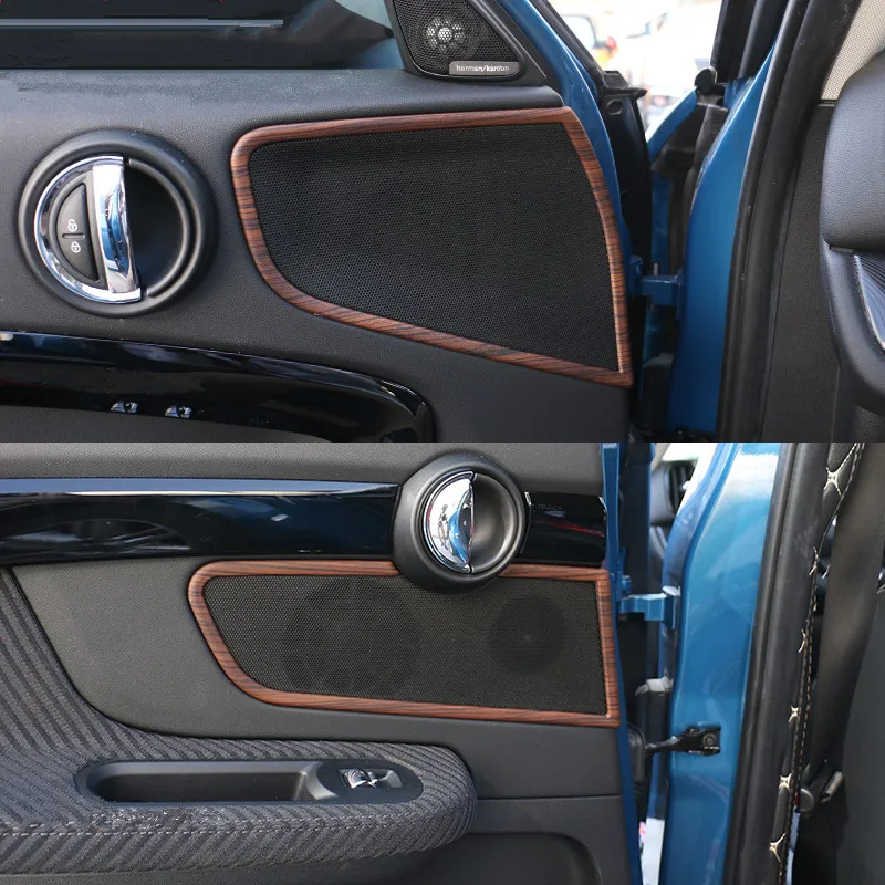 4 шт. наклейки из АБС углеродного волокна для BMW Mini Cooper Countryman F60 2017 2018|Наклейки