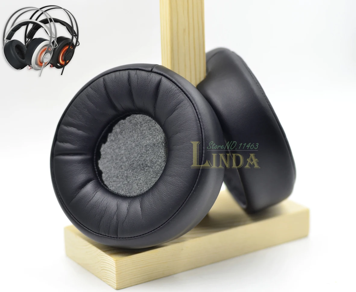 Черные амбушюры наволочка подушка для игровой гарнитуры SteelSeries Siberia 650 |