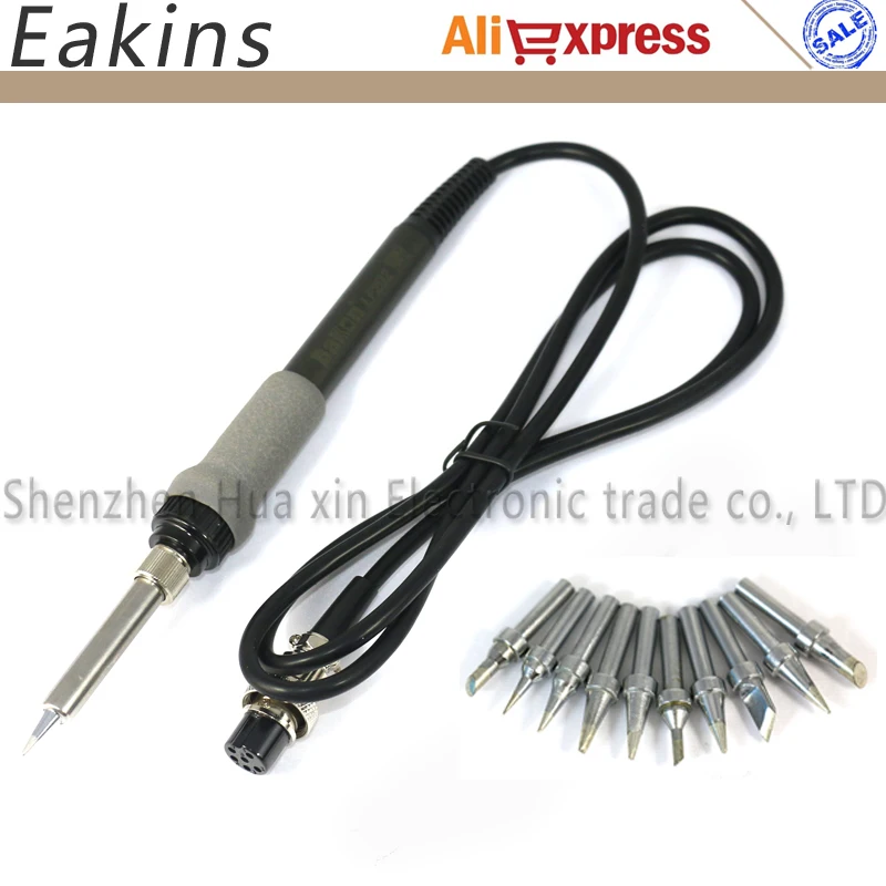 LF202 90W Soldering station handle 6pin for BK1000/BK1000A/BK2000/BK2000A QUICK 203/203H/204+10/PCS 200 solder tip 200-B/I/K/1C. |
