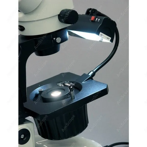 Стерео увеличительный микроскоп с драгоценными камнями AmScope 7X 90X улучшенный для