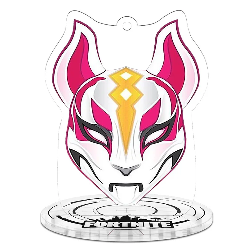 17 Модные украшения для дома аксессуары игра Fornited фигурка 9 см Акриловые миниатюры украшение на ключи с цепочкой ремесла подарок для друга - Цвет: 17