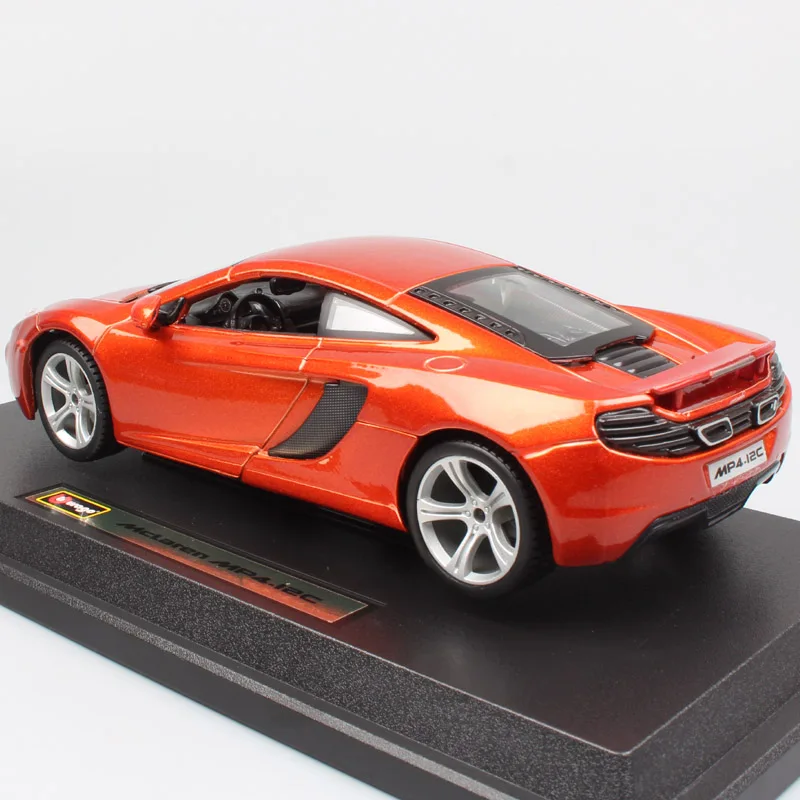 Детские 1:24 весы бренды спортивные гоночные автомобили mlaren F1 MP4-12C модели купе Diecasts& Toy Vehicles автомобили bburago thumbnails подарки