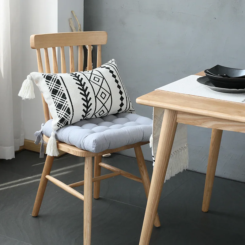 Бело-черные подушки подушка в стиле бохо оригинальная декоративная