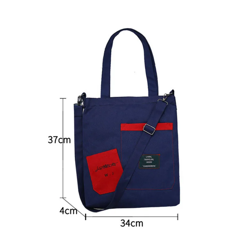 

Women Handbags Single Canvas Shopping Bags Female Bolsa Mujer Shoulder Bags New Fashion High Quality Totes Letter Large Capacity