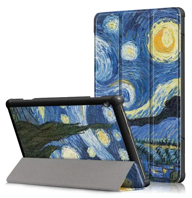Xingkong Чехол для 10," lenovo tab M10 Tablet для M10 TB-X605F TB-X605L чехол-подставка защитный чехол из искусственной кожи чехол для авто - Цвет: Xingkong
