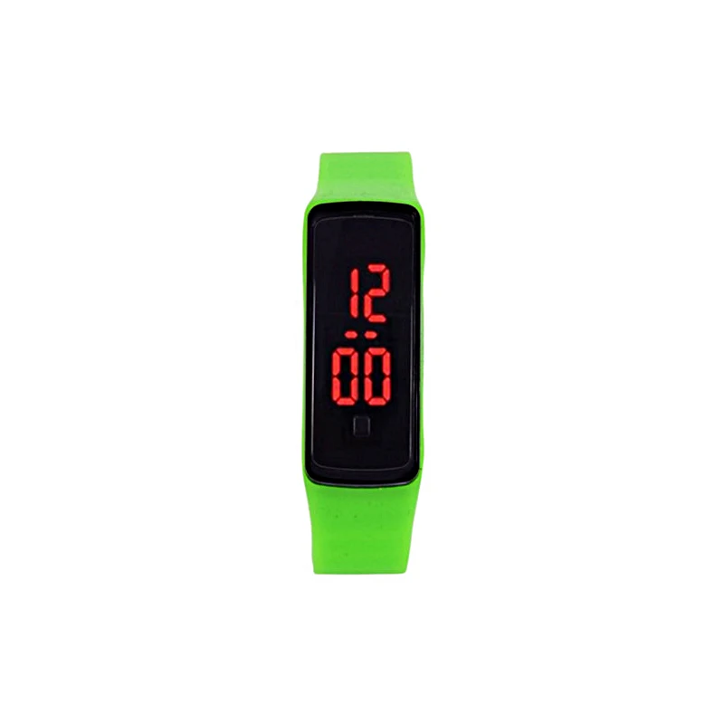 green TIke Toker, светодиодный цифровые часы для мужчин Wo мужчин s браслет часы, Relogio Masculino Saat спортивные мужские часы, наручные часы для детей для улицы - Цвет: green