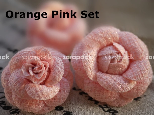 Новый Дизайнерский Бренд Класса Люкс Элегантный Твид Камелия Цветок Контактный