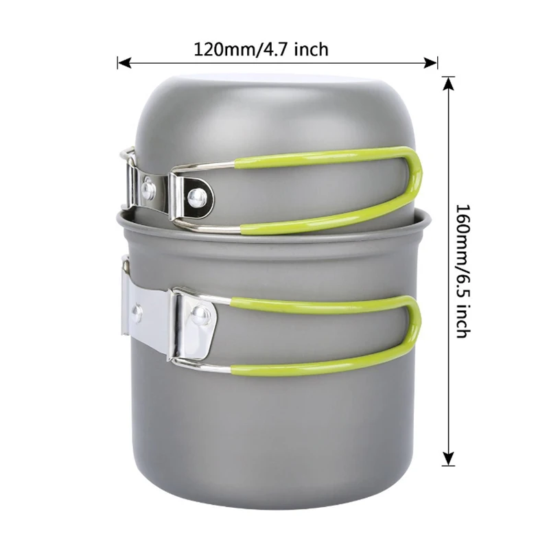 Доставка кемпинг 3 комплекта наружной посуды для пикника/плита/проволочная пила