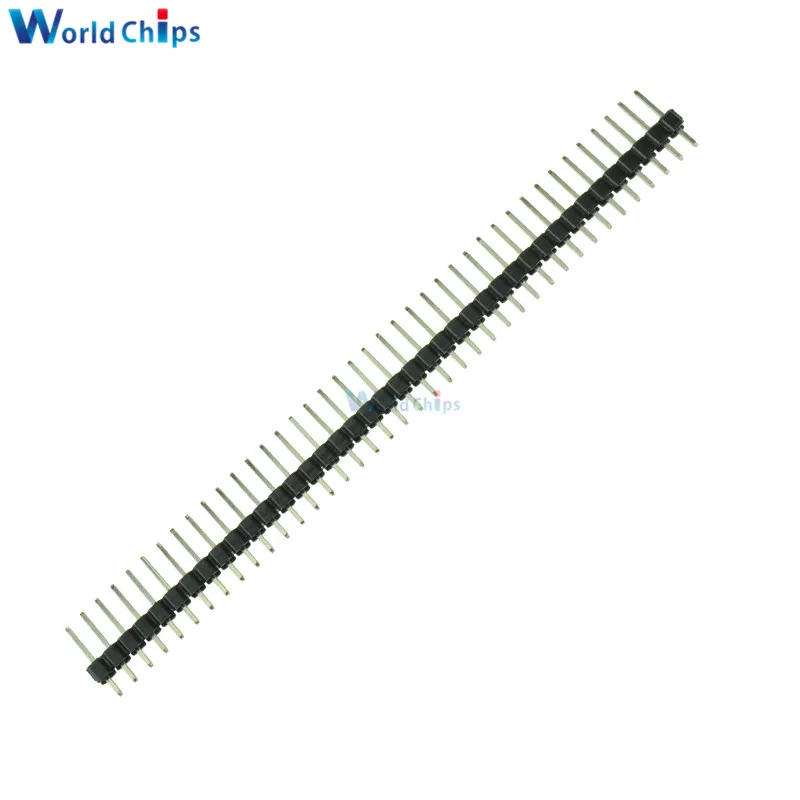 10PCS 40Pin 2.54mm Single Row Straight Male Pin Header Strip PBC For Arduino | Электронные компоненты и