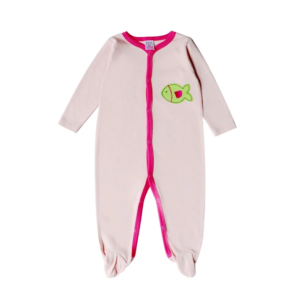 3/2 шт нежные детские комбинезоны для новорожденных девочек хлопковые пижамы с