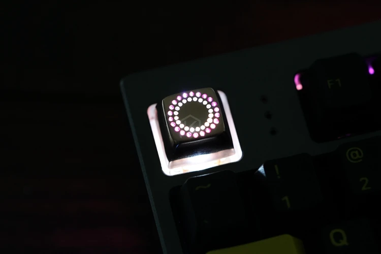 Kpreпаблик металлический драгоценный камень MX Keycap фиолетовый Рубин Сапфир Драгоценный Камень Искусственный Камень для механической клавиатуры ряд R4 esc светильник