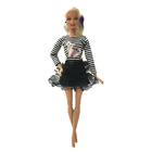 NK один комплект куклы Одежда модное платье юбка вечерние платье для куклы Барби, аксессуары, малоенькая прогулочная коляска игрушки для девочек; Лучший подарок 054A