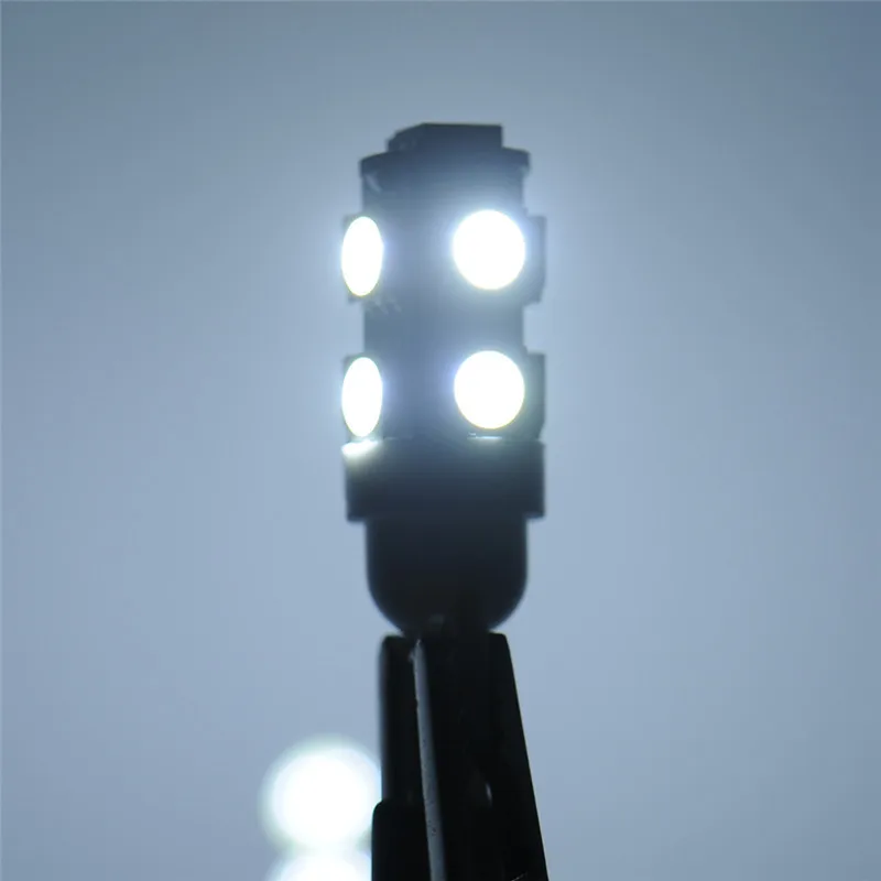 10 шт. светодиодные лампочки T10 W5W 5050 9SMD LED Ширина Лампы для мотоциклов 194 152 192