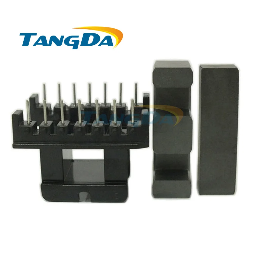 Тангда EI40 бобина мягкий ферритовый сердечник + каркас трансформатора EI