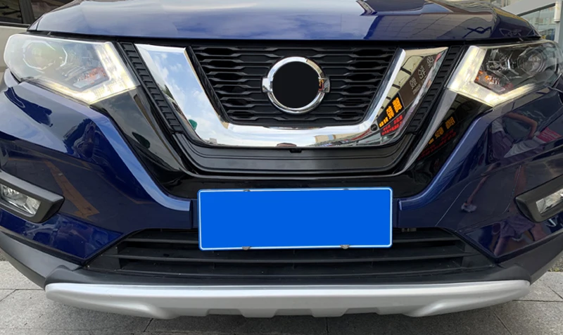 Для Nissan X Trail Rogue 2017 2018 2019 пластиковая черная передняя нижняя средняя решетка