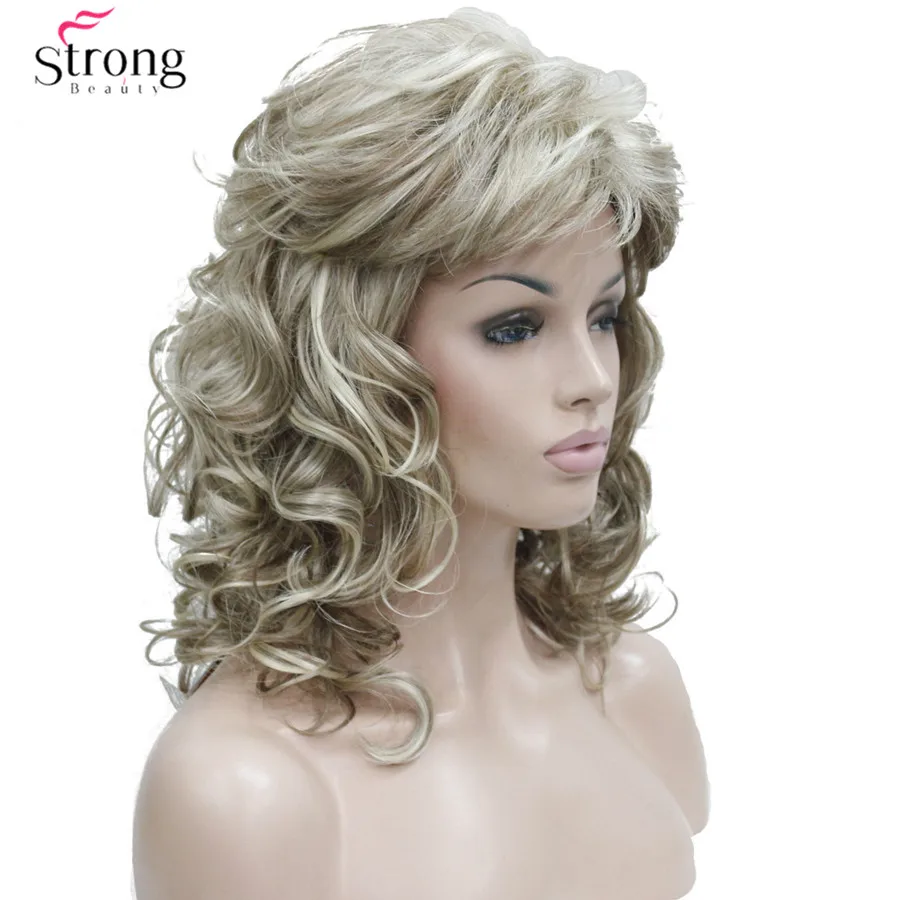 StrongBeauty 1" длинный волнистый светильник коричневый высокий светильник ed полный синтетический парик выбор цвета