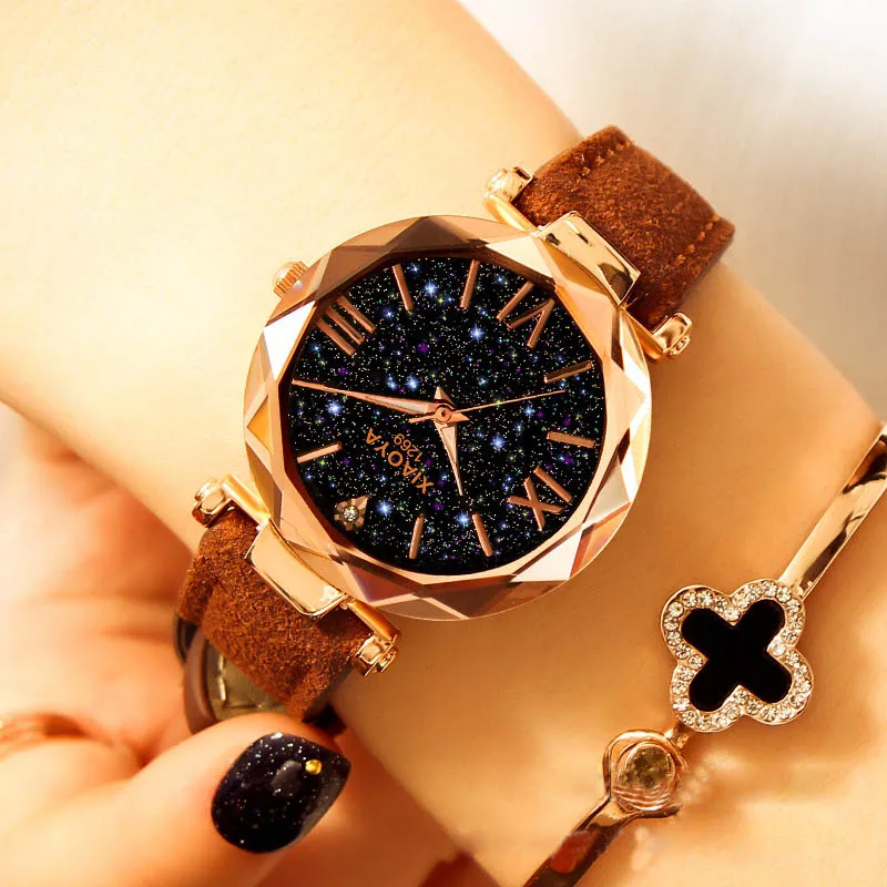Relogio Feminino Star Sky женские часы браслет для женщин montre femme 2018 Женские кварцевые