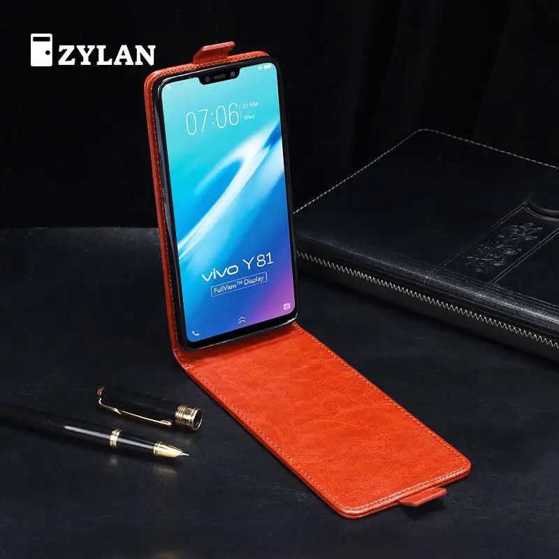 ZYLAN для Vivo Y81 чехол Роскошный кожаный телефона Y83 Y 83 VivoY83 флип защитный и подарок |