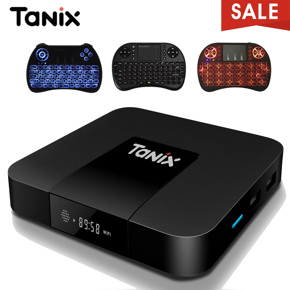 ТВ приставка Tanix TX3 Mini Android 7 1 Smart TV Box Amlogic S905W телеприставка 2 4 ггц WiFi 2G DDR3 16G 4K HD H.265