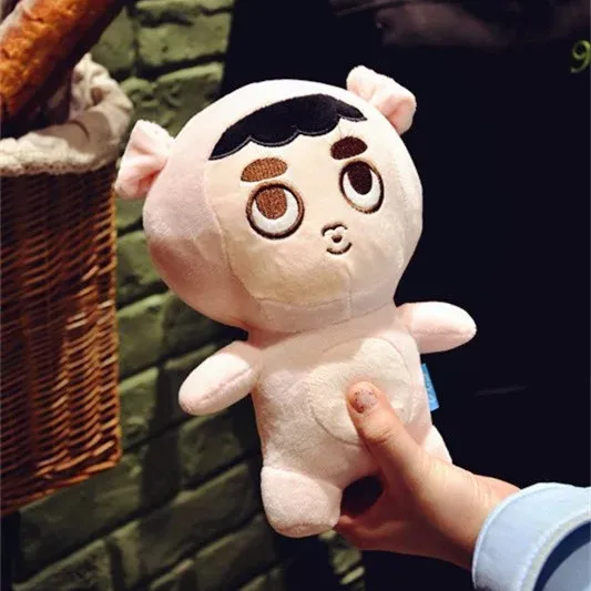 6 23 см аниме KPOP EXO D.O. Плюшевые игрушки Kawaii кукла Doh Kyungsoo детские игрушки мягкие вентиляторы ручной работы подарок подруге диван Милая подушка - Цвет: 6