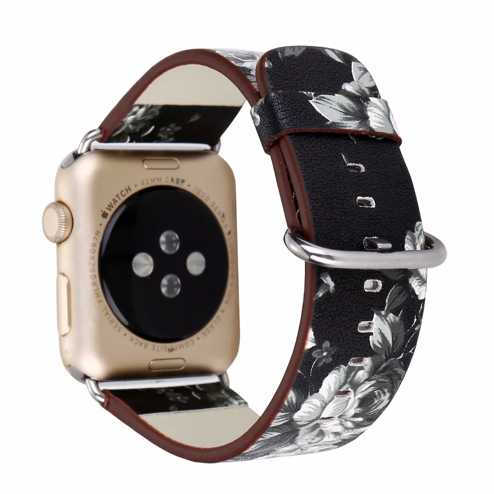 Ремешок из натуральной кожи для Apple Watch Band сменный Браслет наручных часов iWatch Series