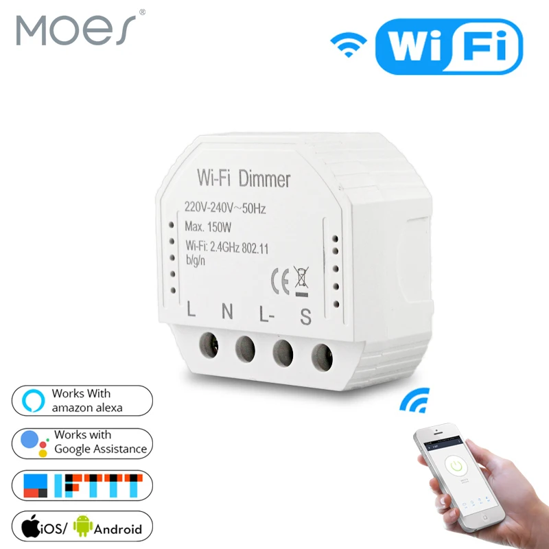 DIY умный WiFi светильник светодиодный диммер Smart Life/Tuya APP пульт дистанционного