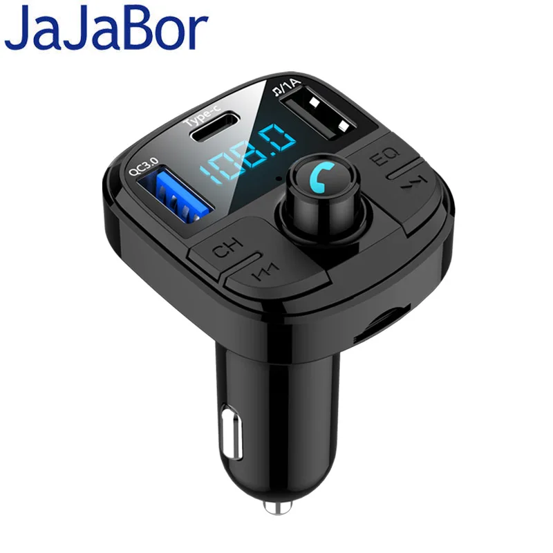 Автомобильный комплект JaJaBor с Bluetooth беспроводной fm передатчик громкой связи MP3