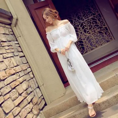 Новинка 2017 женское длинное платье в богемном стиле облегающее шифоновое