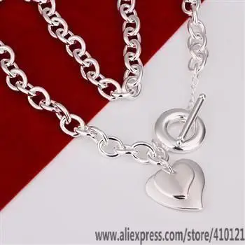 N254 Горячая Бесплатная доставка посеребренные изящные украшения Оптовая