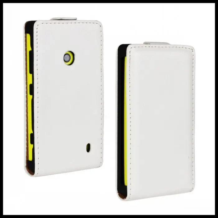 Флип Чехол Fundas чехол с подставкой и отделениями для карт для Nokia Lumia 520 530 620 625 630 920 1020 кожаный чехол для телефона чехол s чехол Etui Capinhas Coque Корпус чехол - Цвет: Белый