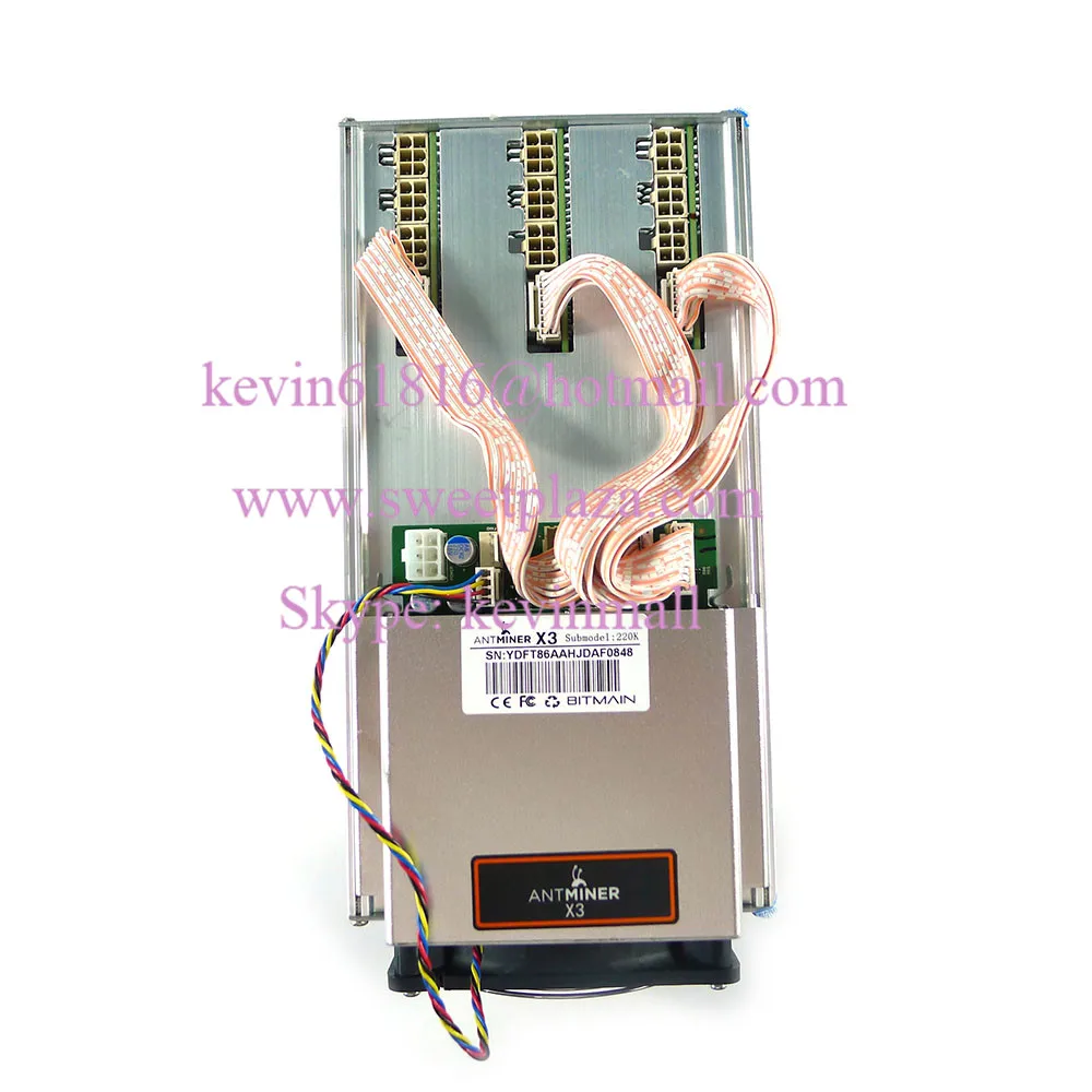 AntMiner X3 220KH/S Asic miner Майнер CyrptoNight от bitmain с чипами Хаша BM1700|Сетевые коммутаторы| |