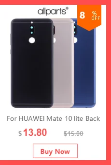 Задняя крышка для huawei Mate 10 Lite / Nova 2i на батарею черный золотой