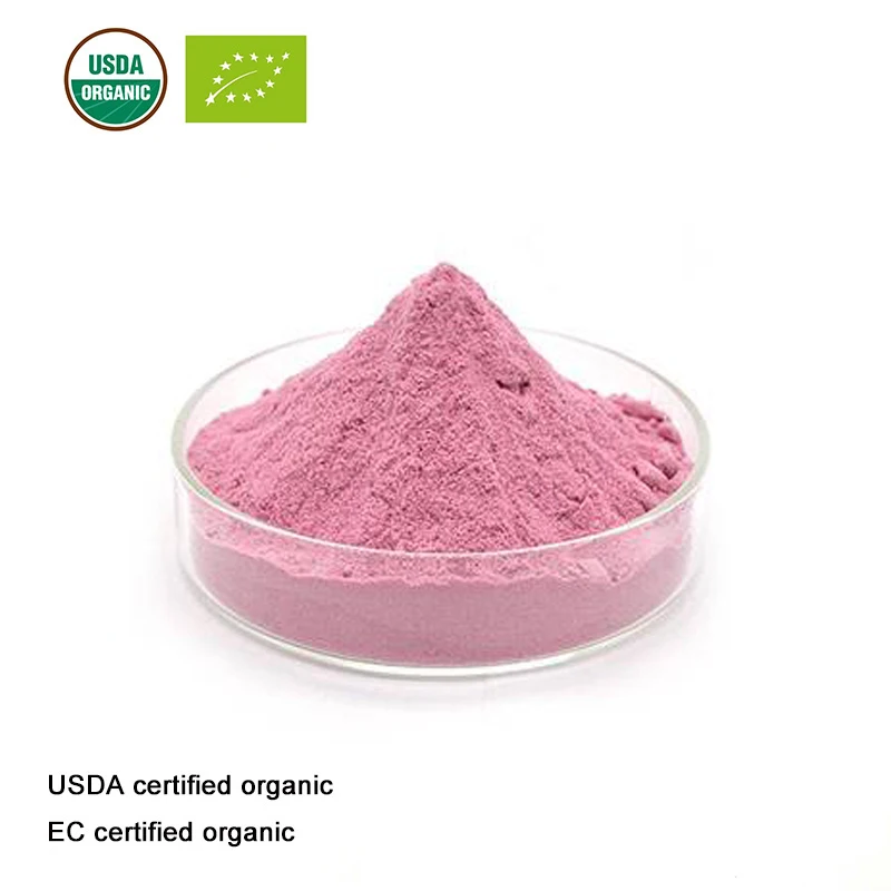 USDA и EC сертифицированный органический порошок клубничного сока