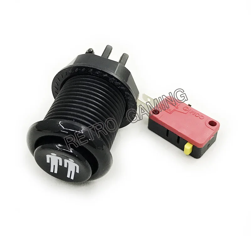 12 шт. 28 мм монтажное отверстие аркадная кнопка с микропереключателем в