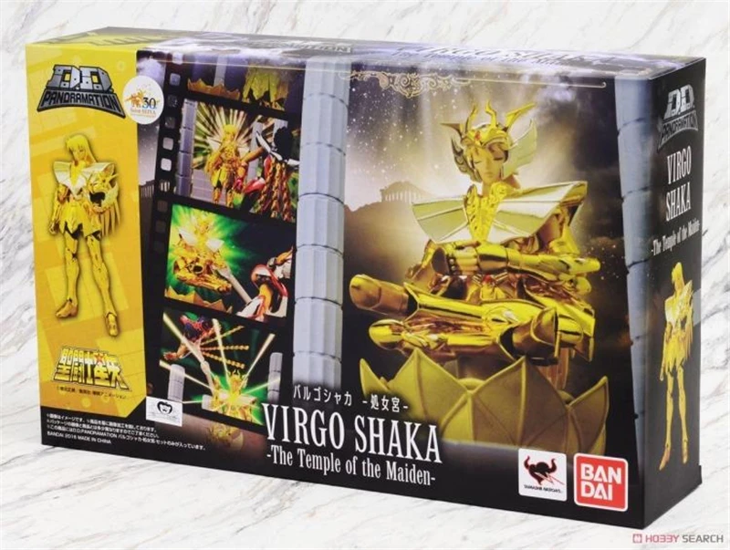 Оригинальный Bandai D. panoramation сцены Saint Seiya Миф Ткань Дева Шака натуральная Святой
