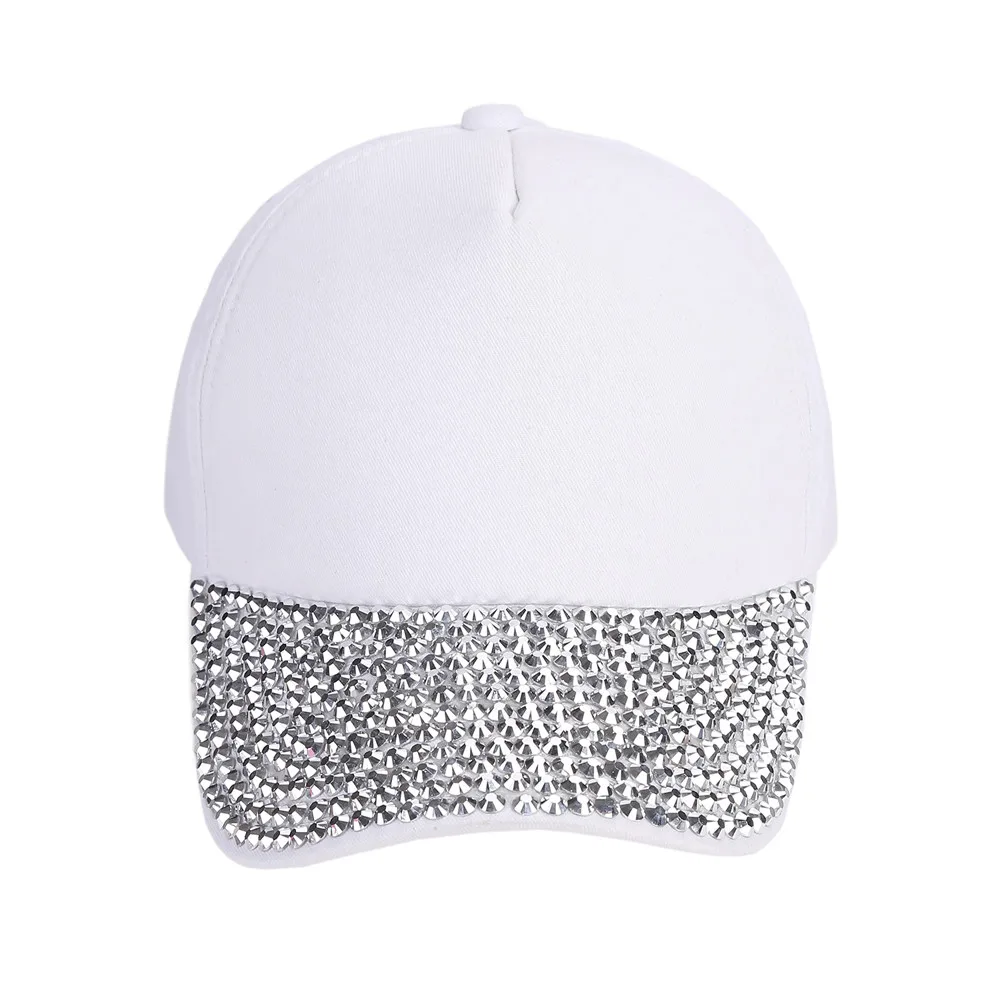 Женская новая модная бейсбольная кепка со стразами в форме лапы Snapback хлопковая